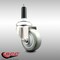 Service Caster 3.5 Inch 316SS Gray Polyurethane Wheel Swivel 7/8 Inch Expanding Stem Caster SCC-SS316EX20S3514-PPUB-78 - alternate 4